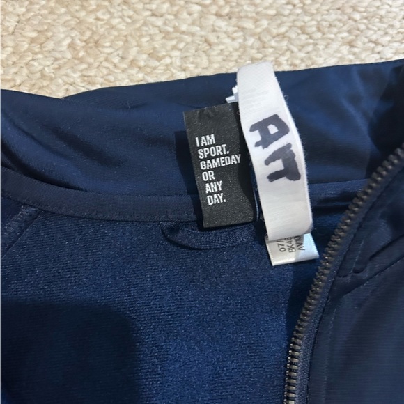 Adidas Navy Blue track suit jacket. Full Zip. Womens Medium. Athletic - Picture 15 of 15